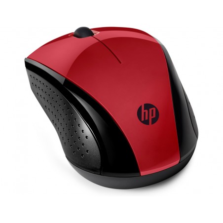 Raton hp 220 sunset inalambrico 1600 dpi 3 botones color rojo