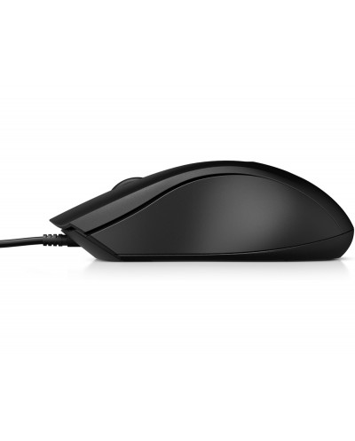 Raton hp 100 optico 1600 dpi 2 botones con cable color negro