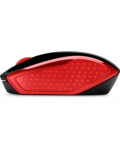 Raton hp 200 inalambrico optico 1000 dpi 2 botenes color rojo