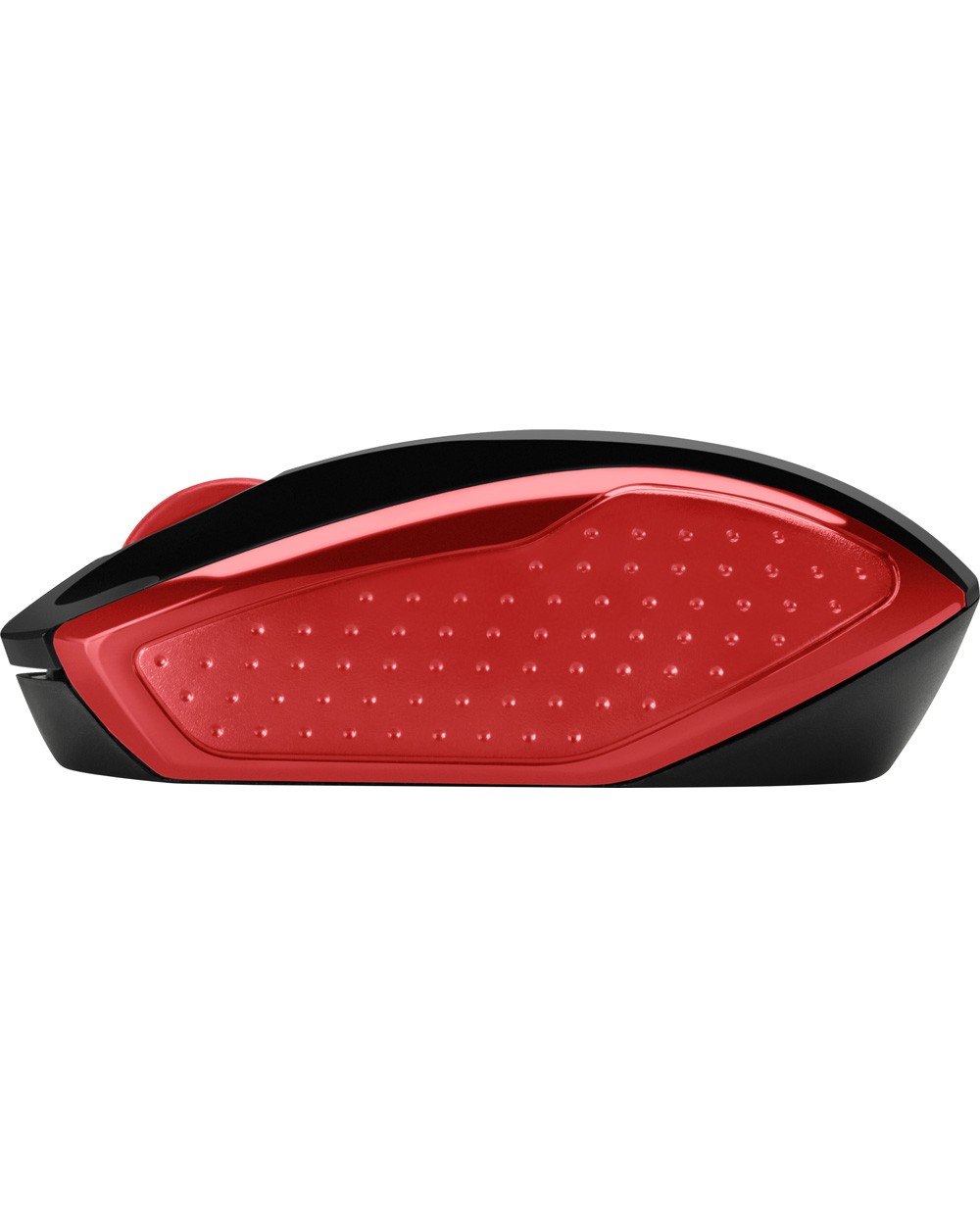 Raton hp 200 inalambrico optico 1000 dpi 2 botenes color rojo