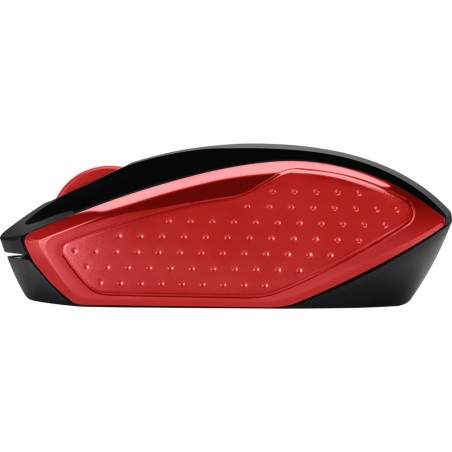 Raton hp 200 inalambrico optico 1000 dpi 2 botenes color rojo