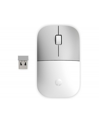 Raton hp z3700 inalambrico optico 1200 dpi 2 botones color ceramic blanco