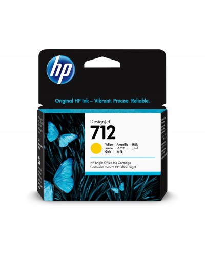 Ink jet hp 712 t210 230 250 630 650 amarillo