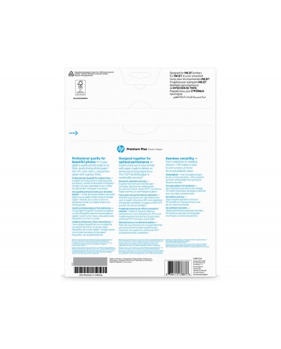 Papel fotografico hp glossy premium plus a4 300 gr pack de 20 hojas