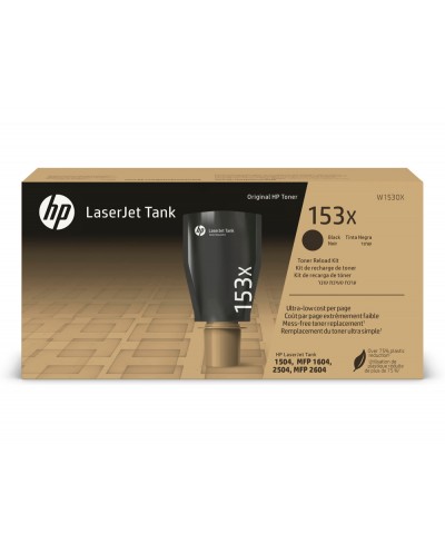 Kit recarga toner hp lj tank 1600 2600 n 153x 5000 paginas