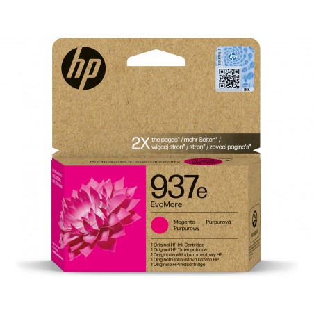 Ink jet hp n 937e evomore magenta