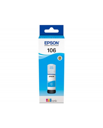 Tinta epson ecotank 106 cian botella 70 ml