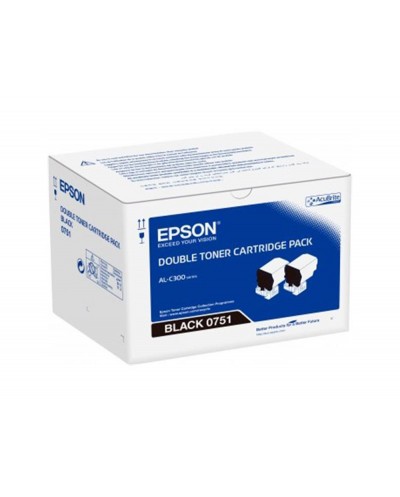 Toner epson al c300 doble pack 2 x 8800 paginas