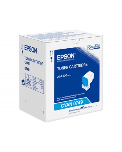 Toner epson al c300 cian 8800 paginas