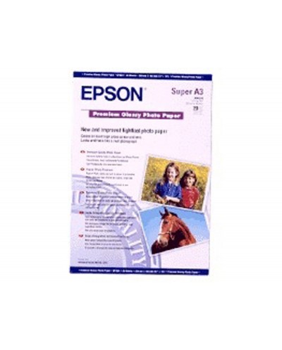 Papel fotografico epson premium brillo a3 250 gr pack de 20 hojas