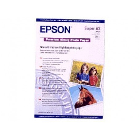 Papel fotografico epson premium brillo a3 250 gr pack de 20 hojas