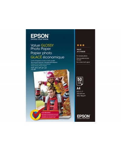 Papel fotografico epson brillo a4 183 gr pack de 20 hojas