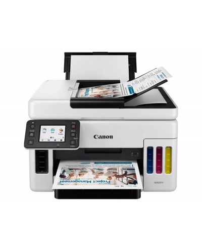 Impresora canon maxify gx6050 megatank tinta color 24 ppm negro 15ppm color a4 wifi