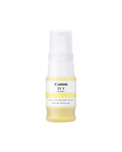 Tinta canon gi 55y amarillo botella 40 ml