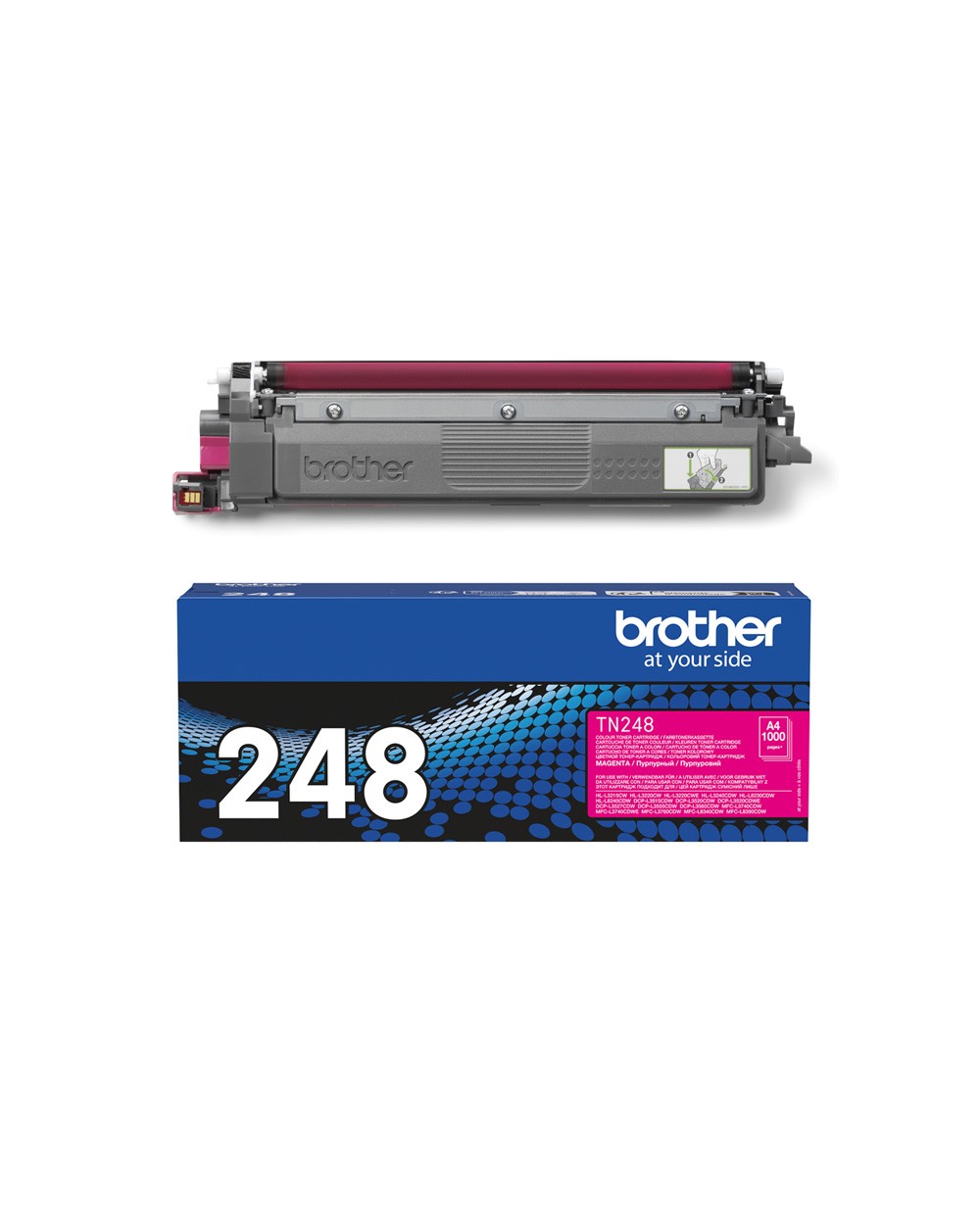Toner brother toner hl l3220cw magenta 1000 paginas