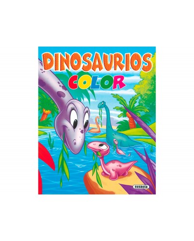 Cuaderno de colorear susaeta dinosaurios 16 paginas 215x27 cm