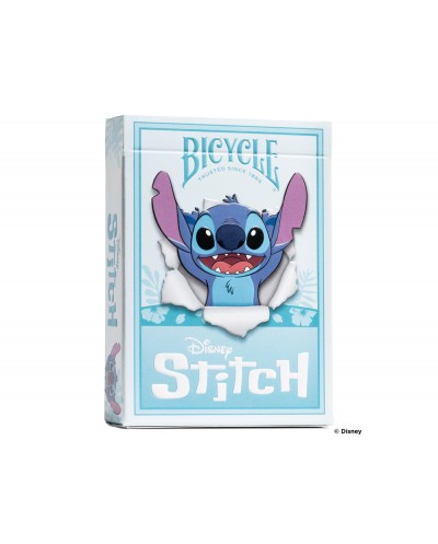 Baraja de cartas bicycle disney stitch