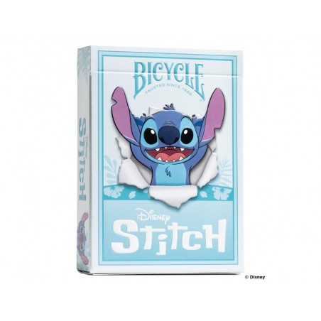 Baraja de cartas bicycle disney stitch