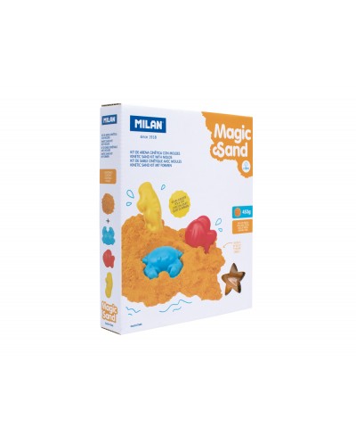 Juego milan magic sand arena cinetica con tres moldes