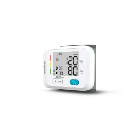Tensiometro de muneca medisana ecomed automatico con memoria dual y detector de arritmias