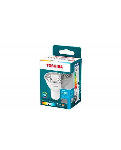 Foco led toshiba essential gu10 45w luz fria 6500k