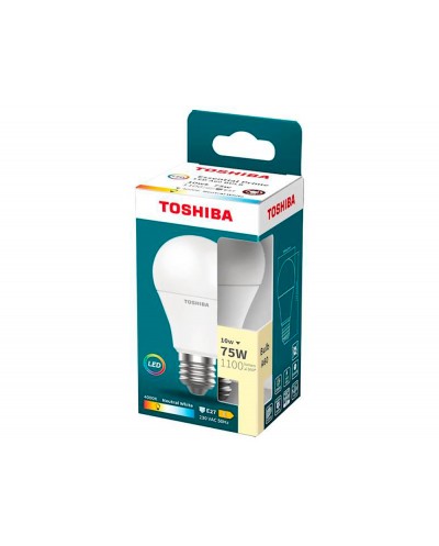 Bombilla led toshiba essential a60 e27 10w luz neutra 4000k