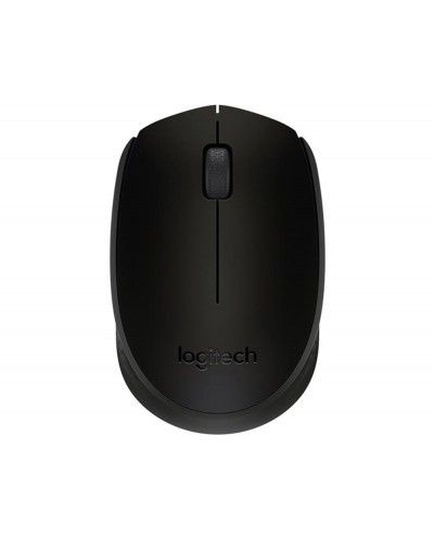 Raton logitech optico inalambrico 1000 dpi 3 botones color negro