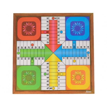 Parchis con oca fournier 4 jugadores 40x40 cm