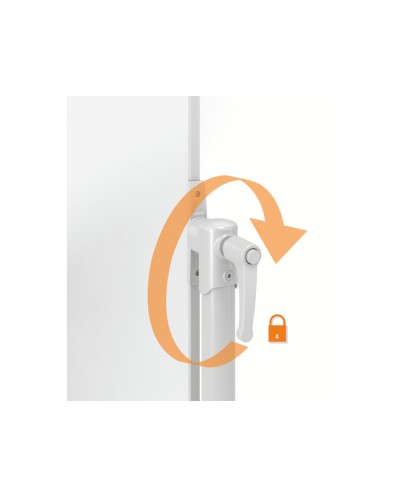 Pizarra blanca nobo classic nano clean movil 1200x900 mm
