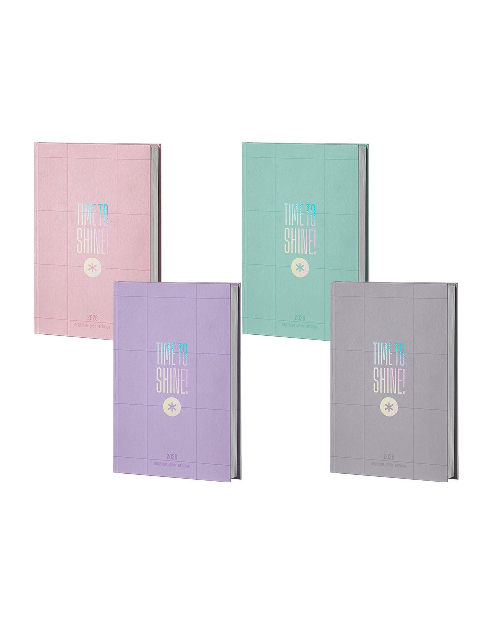 Agenda encuadernada antartik time to shine expositor de 8 unidades surtidas