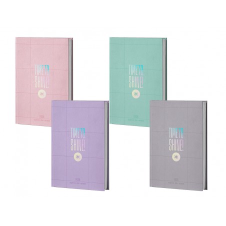 Agenda encuadernada antartik time to shine expositor de 8 unidades surtidas