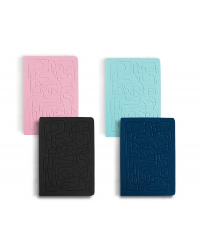 Agenda encuadernada liderpapel icaria expositor de 8 unidades surtidas