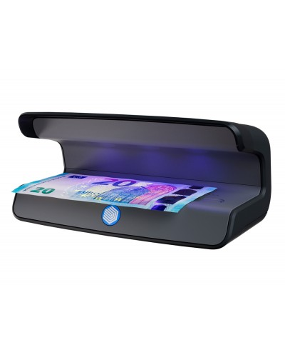 Detector de billetes falsos safescan 55 con tres luces led ultravioleta modo encendido espera