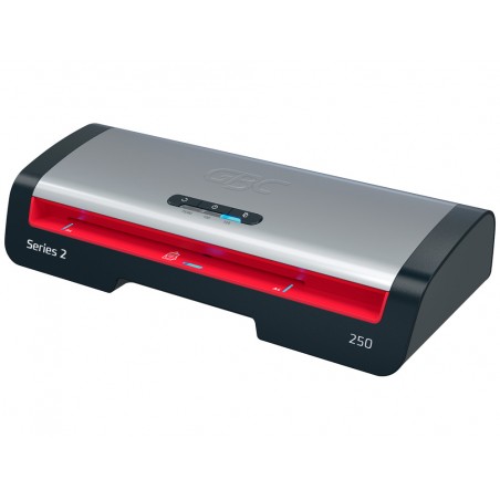 Plastificadora gbc 250 office din a4 apagado automatico 2 rodillos hasta 125 micras