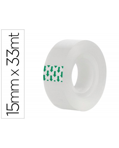 Cinta adhesiva greening transparente 33 mt x 15 mm