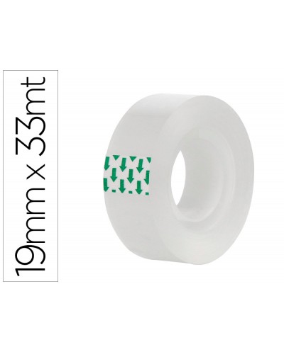 Cinta adhesiva greening transparente 33 mt x 19 mm
