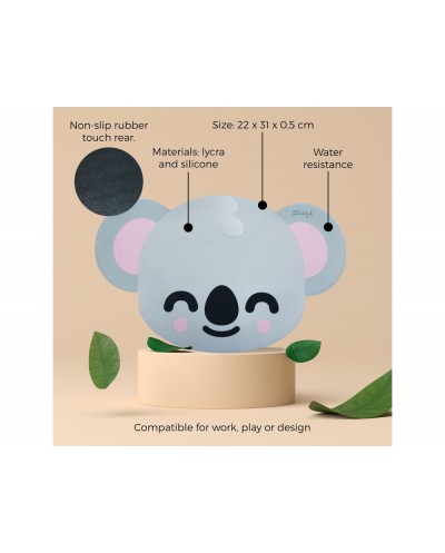 Alfombrilla de raton mr wonderful forma koala 220x310 mm