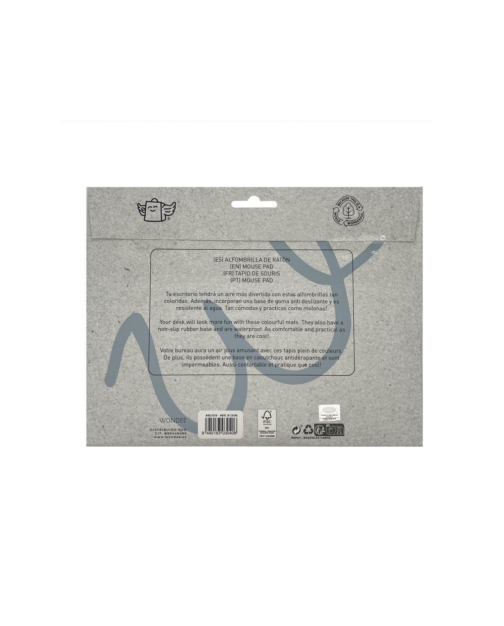 Alfombrilla de raton mr wonderful forma koala 220x310 mm