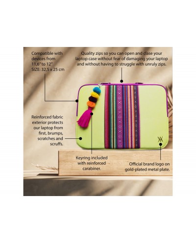Funda para portatil 12 vamvam lemonade