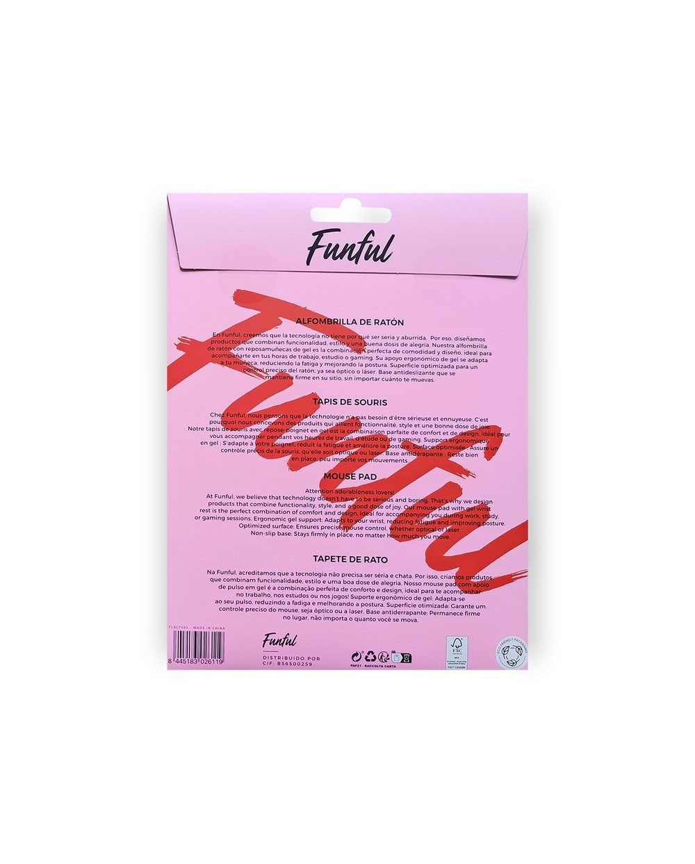 Alfombrilla de raton funful de gel ergonomica cafe 250x230 mm Alfombrilla de raton funful de gel ergonomica cafe 250x230 mm