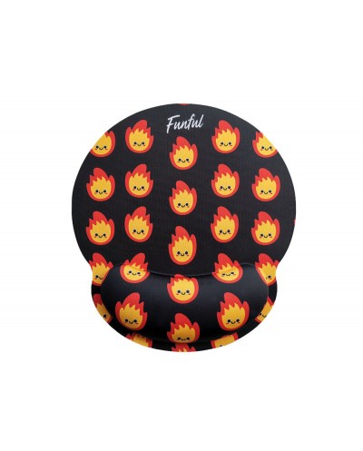 Alfombrilla de raton funful de gel ergonomica fuegote 250x230 mm Alfombrilla de raton funful de gel ergonomica fuegote 250x230 mm