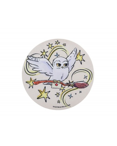 Alfombrilla de raton harry potter redonda hedwig 200 mm