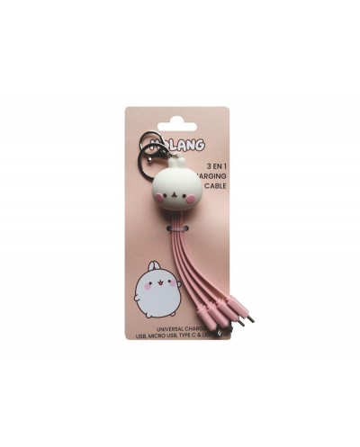 Cable de carga multiconector molang 3 en 1