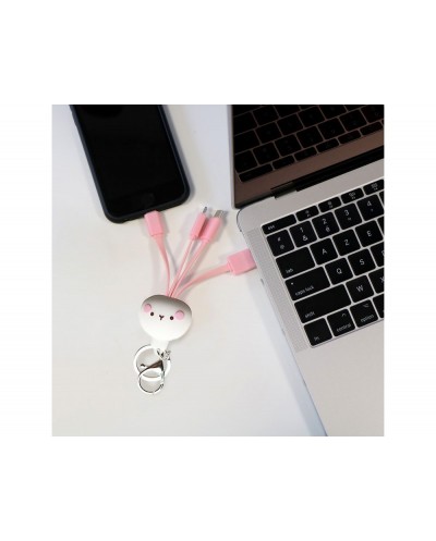 Cable de carga multiconector molang 3 en 1