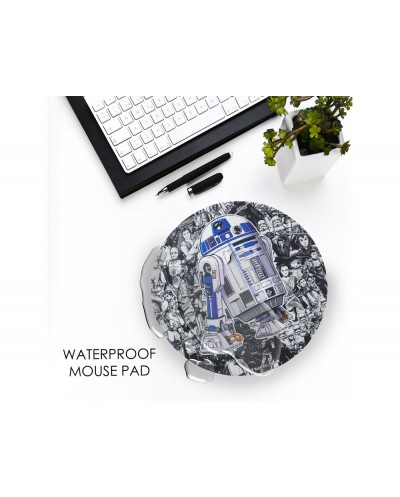 Alfombrilla de raton star wars redonda r2d2 200 mm