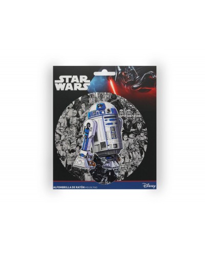 Alfombrilla de raton star wars redonda r2d2 200 mm