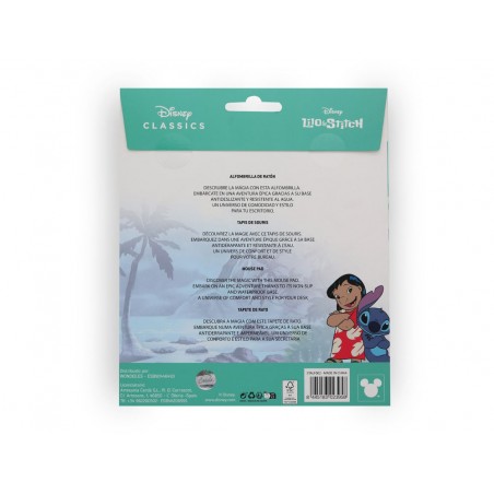 Alfombrilla de raton lilostitch redonda stitch angel 200 mm