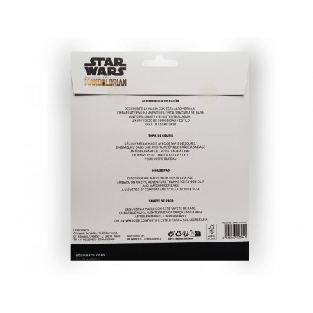 Alfombrilla de raton mandalorian redonda grogu 200 mm