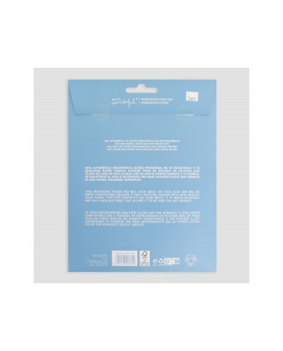 Alfombrilla de raton mr wonderful de gel ergonomica margaritas 250x230 mm