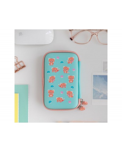 Funda para disco duro 25 mr wonderful panda rojo